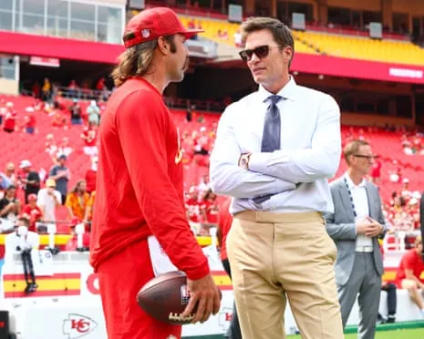 The NFL legend draws online backlash after appearing in Raiders team booth